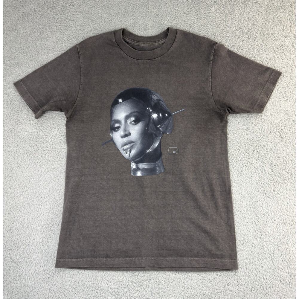 Beyonce Renaissance World Tour Tee Shirt Sz Small Robot Unique 2023 Tour Merch